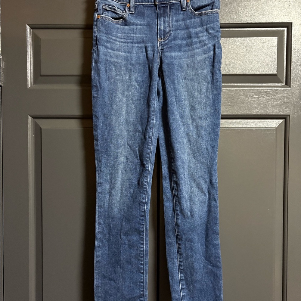 PAIGE Classic Straight Leg Denim Jeans